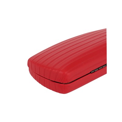 УЦЕНКА Футляр для очков на хлопушке, размер 16×6.5×3.5 см, красный