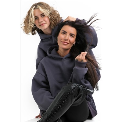 Толстовка Hoodievs woman-grey