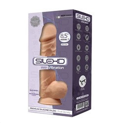 Телесный вибратор-реалистик Silexd Model 1 - 21,5 см.
