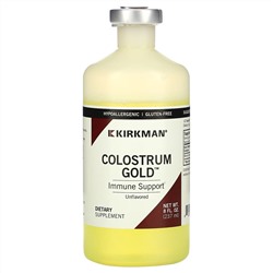 Kirkman Labs, Colostrum Gold, Unflavored, 8 fl oz (237 ml)