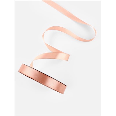 Лента атласная, 20 мм, 91±1 м, цвет розовое золото №146