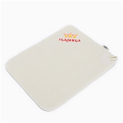 Набор для бани и сауны «Царица», 5 предметов: шапка, коврик, рукавица, тапочки, портфель, «Добропаровъ»