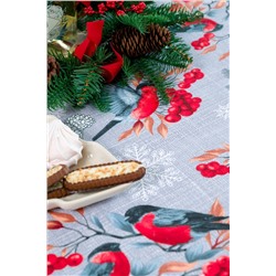 Скатерть Снегири и рябина