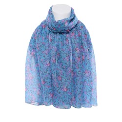 Палантин 1520 Цветочный узор