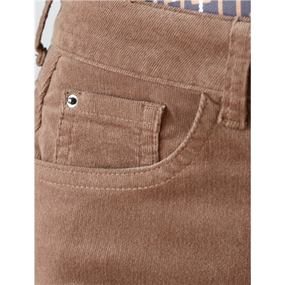 Брюки из эластичного микро-вельвета