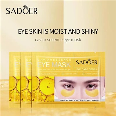 SADOER Патчи для век CAVIAR Essence обновляющие ИКРА 7.5г