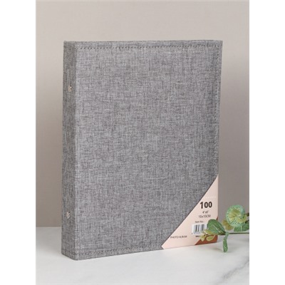 Фотоальбом 100 фото 10х15 / Y-6618/3 /уп 24/красный