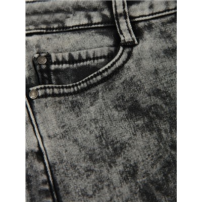 Джинсы, утепленные флисом, для девочки