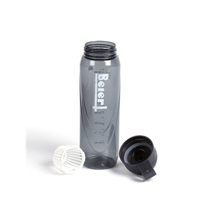 Бутылка для воды SPORT, 1 л, чёрная