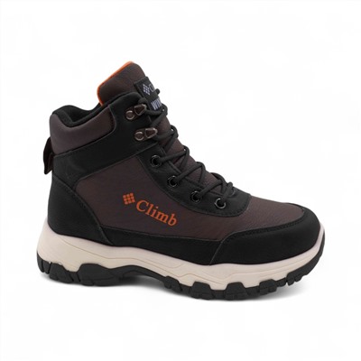 Кроссовки зимние на меху 1923-8 коричневые