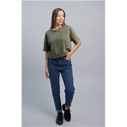 Женская укороченная футболка Happyfox