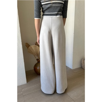 Брюки эко-замша  BASE102/01/Бежевый