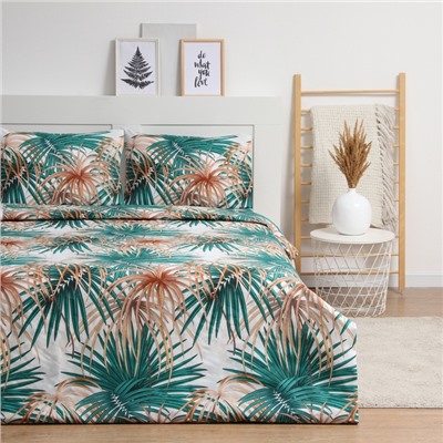 Постельное бельё евро Newday Happy moments, полисатин