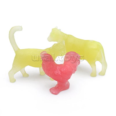 Наборы животных "Фермерские" в пакете