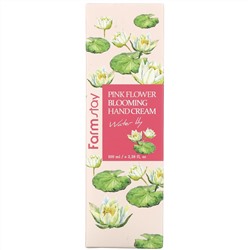 Farmstay, Pink Flower Blooming Hand Cream, Water Lily, 3.38 fl oz (100 ml)