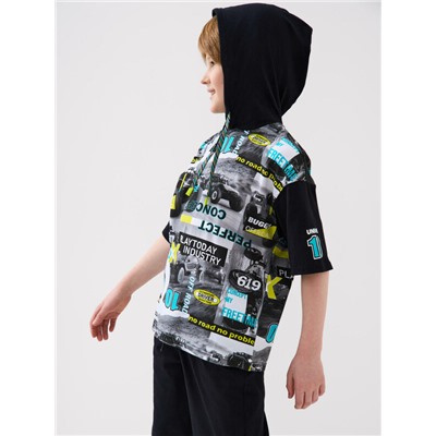 Комплект трикотажный для мальчиков: джемпер (футболка), шорты