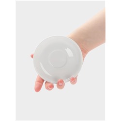 Блюдце Hanna Knövell, d=11 см, к чашке 90 мл, фарфор, белое