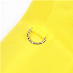 Комбинезон для собак, демисезонный с подкладом, размер S (ДС 25, Ог 37 см), жёлтый