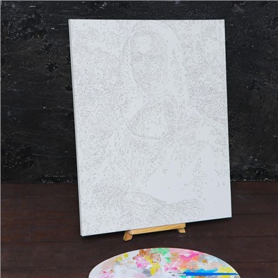 Картина по номерам на холсте с подрамником «Мона Лиза» Леонардо да Винчи, 40×50 см