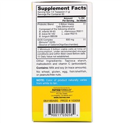 Jarrow Formulas, Jarro-Dophilus Baby, детский пробиотик, от 3 месяцев до 4 лет, 3 млрд живых бактерий, 60 г (2,1 унции)