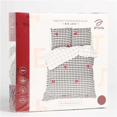 Постельное бельё 1.5-спальное «Этель» Big love, бязь