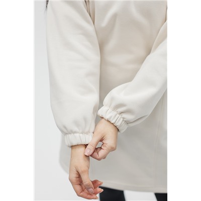 Туника женская теплая с капюшоном и хлястикамии