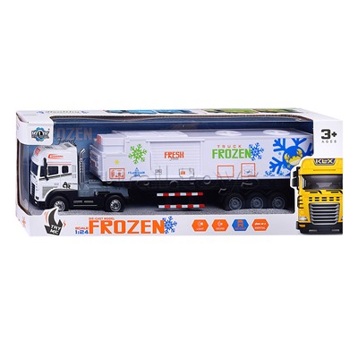 Машина "Фура - авторефрижератор 2"  (свет,звук) в коробке