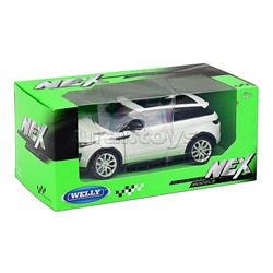 Машинка 1:24 Range Rover Evoque, белый