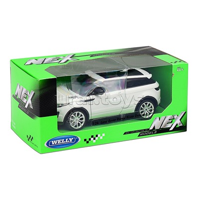 Машинка 1:24 Range Rover Evoque, белый