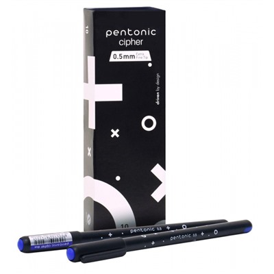 Ручка шариковая "ПЕНТОНИЧЕСКИЙ шифр/PENTONIC Cipher" синяя 0.5мм 7050 LINC