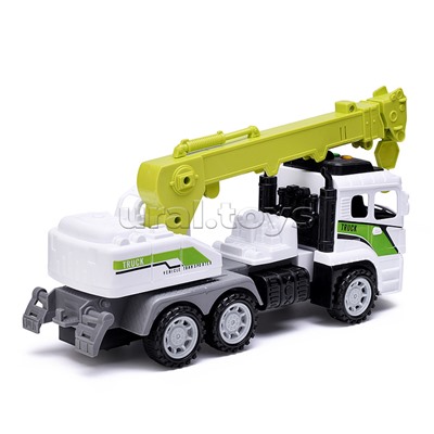 Машина "Грузовик с вышкой" на батарейках, в коробке