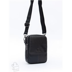 Сумка мужская кожаная 8613S black Fuzhiniao