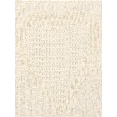 Плед с бахромой «Этель» Love, 130×180 см, жаккард