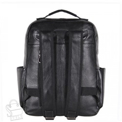 Рюкзак мужской кожаный 3926Z black Zinimsk