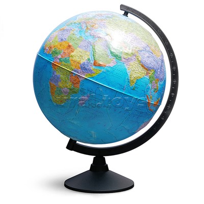 Глобус Земли политический 320 мм Рельефный Классик