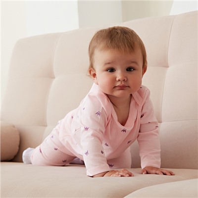 Лонгслив детский MINAKU, рост 68-74 см, розовый