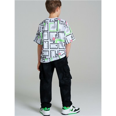 Брюки текстильные джинсовые для мальчиков