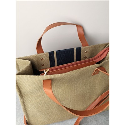 Сумка 33x13x25 / FX-2024/1 /уп 10/50/синяя полоса молния