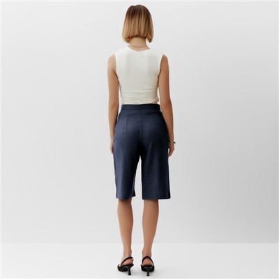 Бермуды женские MINAKU: Safari, синие, размер 44