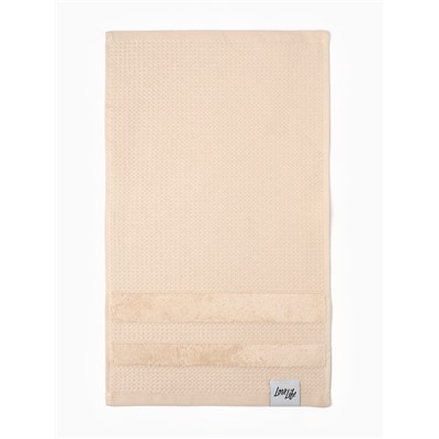 Полотенце махровое LoveLife «Макан» 70×130 см, бежевое, 100% хлопок, 480 г/м²