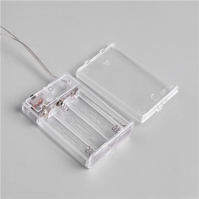 Светодиодная фигура «Олень с колокольчиком» 25×30×9 см, акрил, 24 LED, батарейки ААх3 (не в комплекте), свечение белое