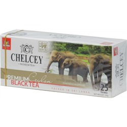 CHELCEY. Premium Ceylon black карт.пачка, 25 пак.