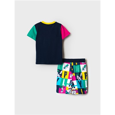 Комплект трикотажный для мальчиков: фуфайка (футболка), шорты