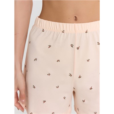 КОМПЛЕКТ ЖЕНСКИЙ (РУБАШКА, ШОРТЫ) 592553