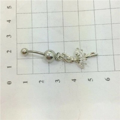 Пирсинг в пупок V8964