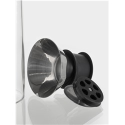 Графин «Тео», 600 мл, 8×24 см, с крышкой-клапаном, стекло, прозрачный