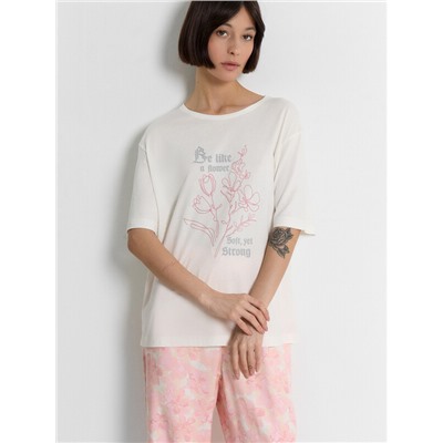 КОМПЛЕКТ ЖЕНСКИЙ (ФУТБОЛКА, БРИДЖИ) 592541