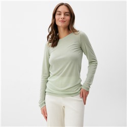 Лонгслив женский KAFTAN: Basic line, оливковый, размер 40-42