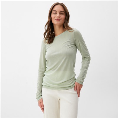 Лонгслив женский KAFTAN: Basic line, оливковый, размер 40-42