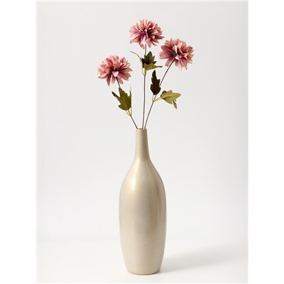 Цветы искусственные «Георгин садовый», 9×60 см, пепельно-розовые